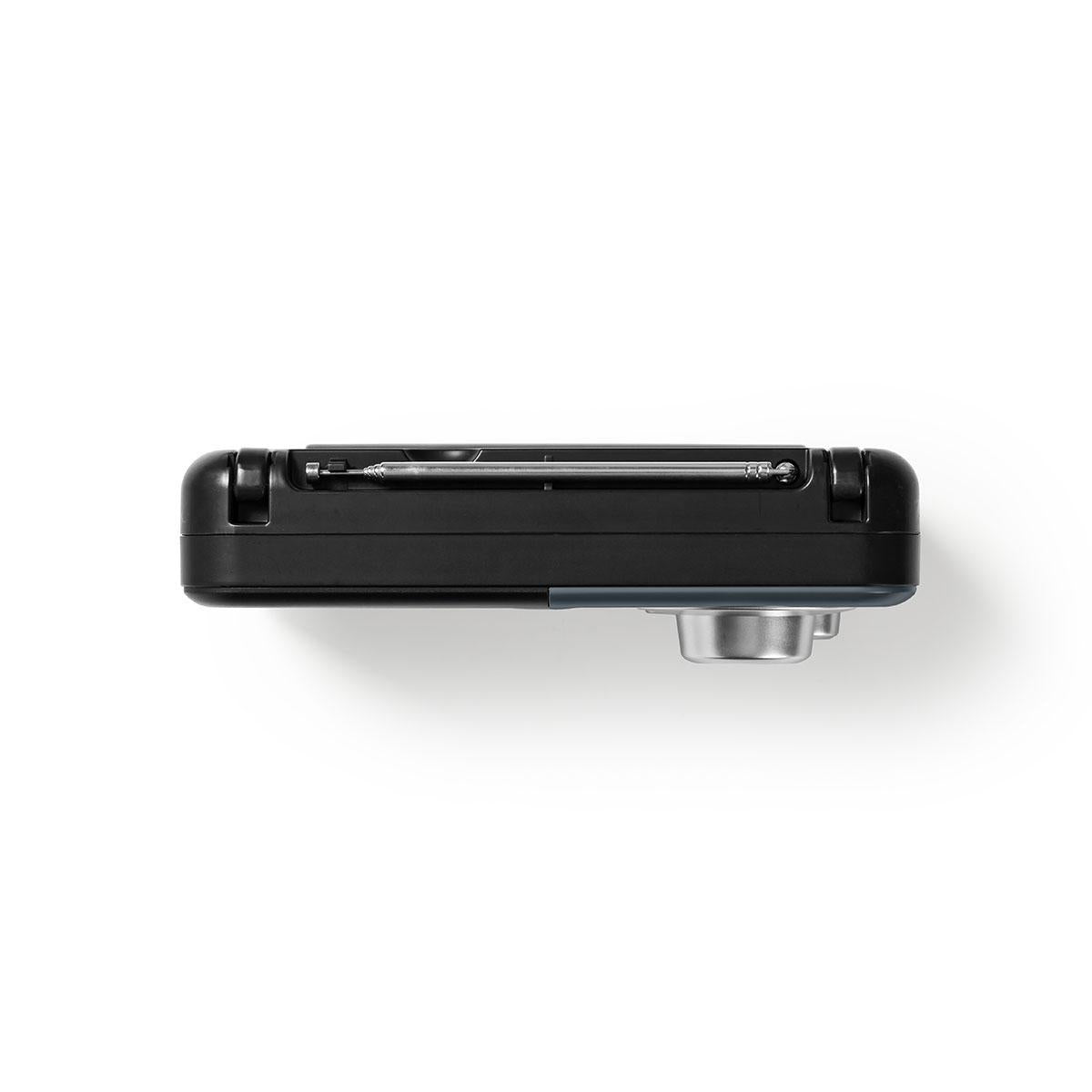 FM Radio | Portable design | FM | Battery operated / Power adapter | Analog | 2.4 W| Black White Screen | Bluetooth® | Headphone jack | Carrying handle | Grey/Black