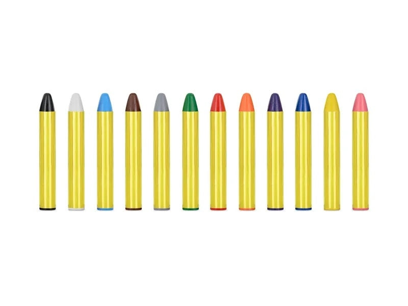 Face painting pencils 12 colours