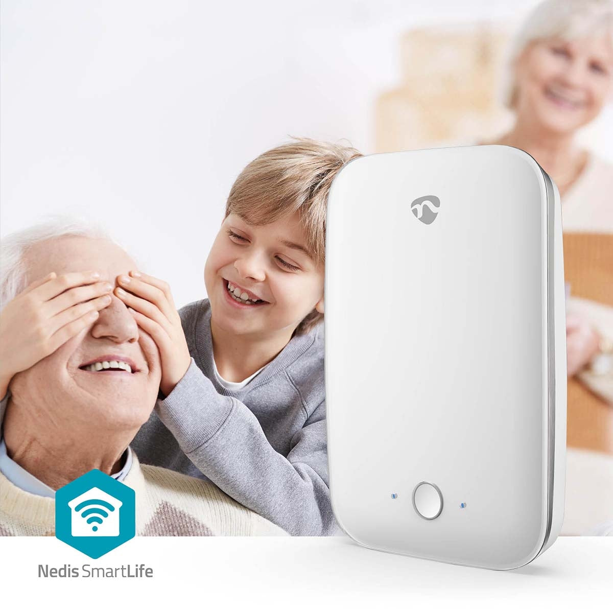 Fall Detector | Wi-Fi | Detection range: 7 m | Effective field of view (horizontal): ±45° | Effective field of view (vertical): ±45° | IP54 | White
