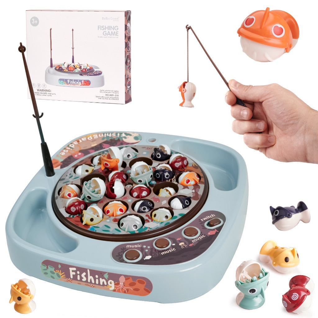 Family game fish fishing + accessories blue 27el.