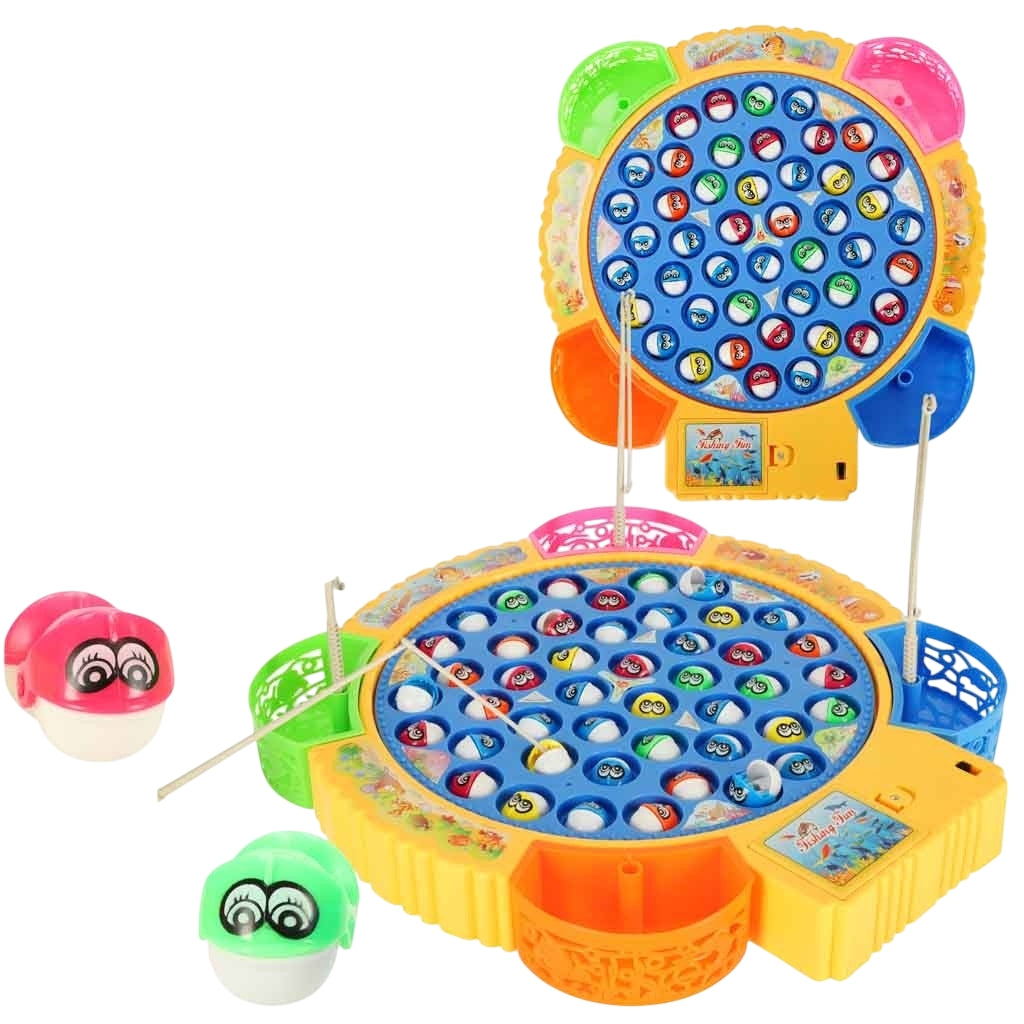 Family game fishing 45 fish + 4 fishing rods