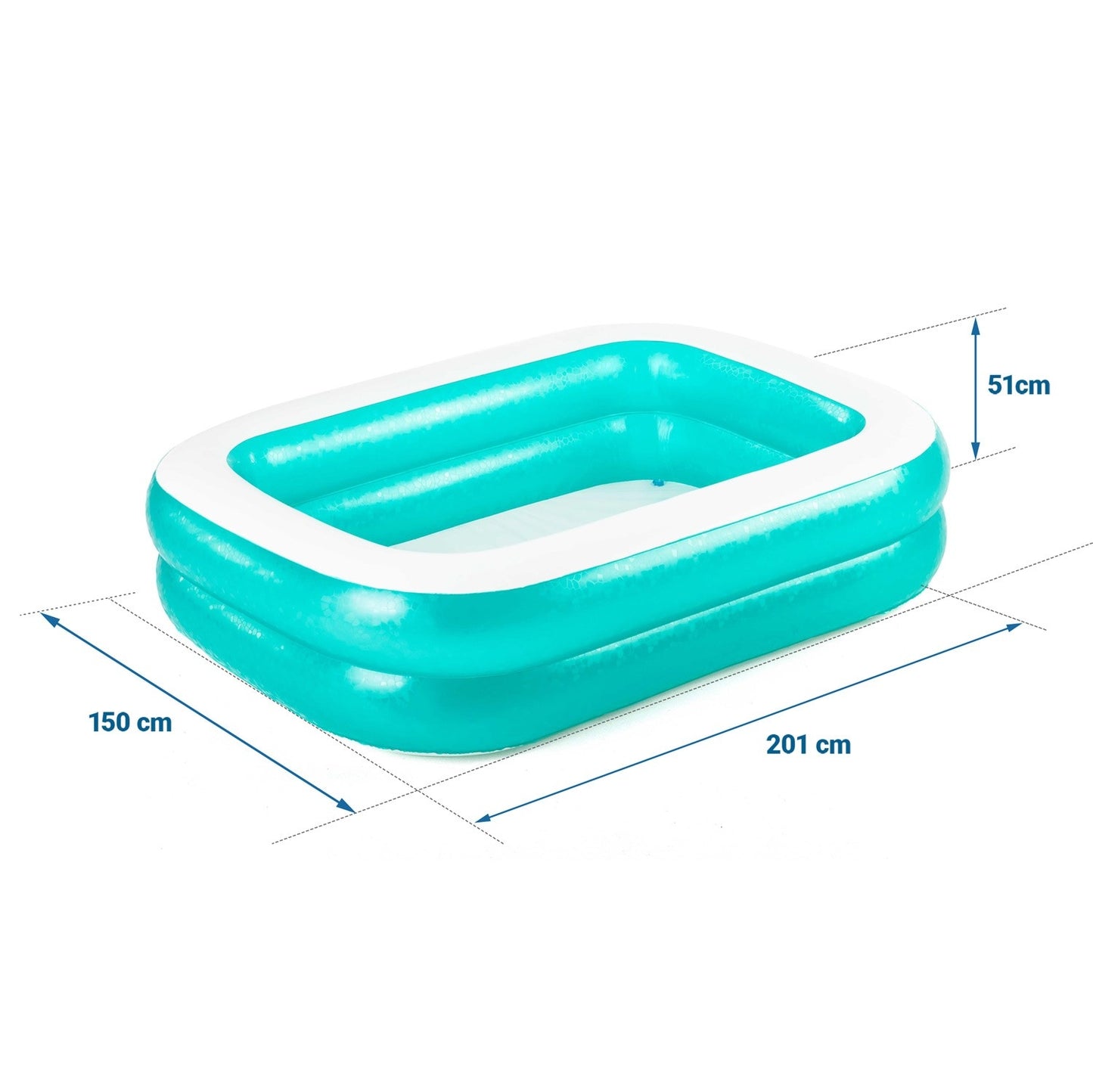 Family inflatable pool 201 x 150 x 51 cm Bestway 54005