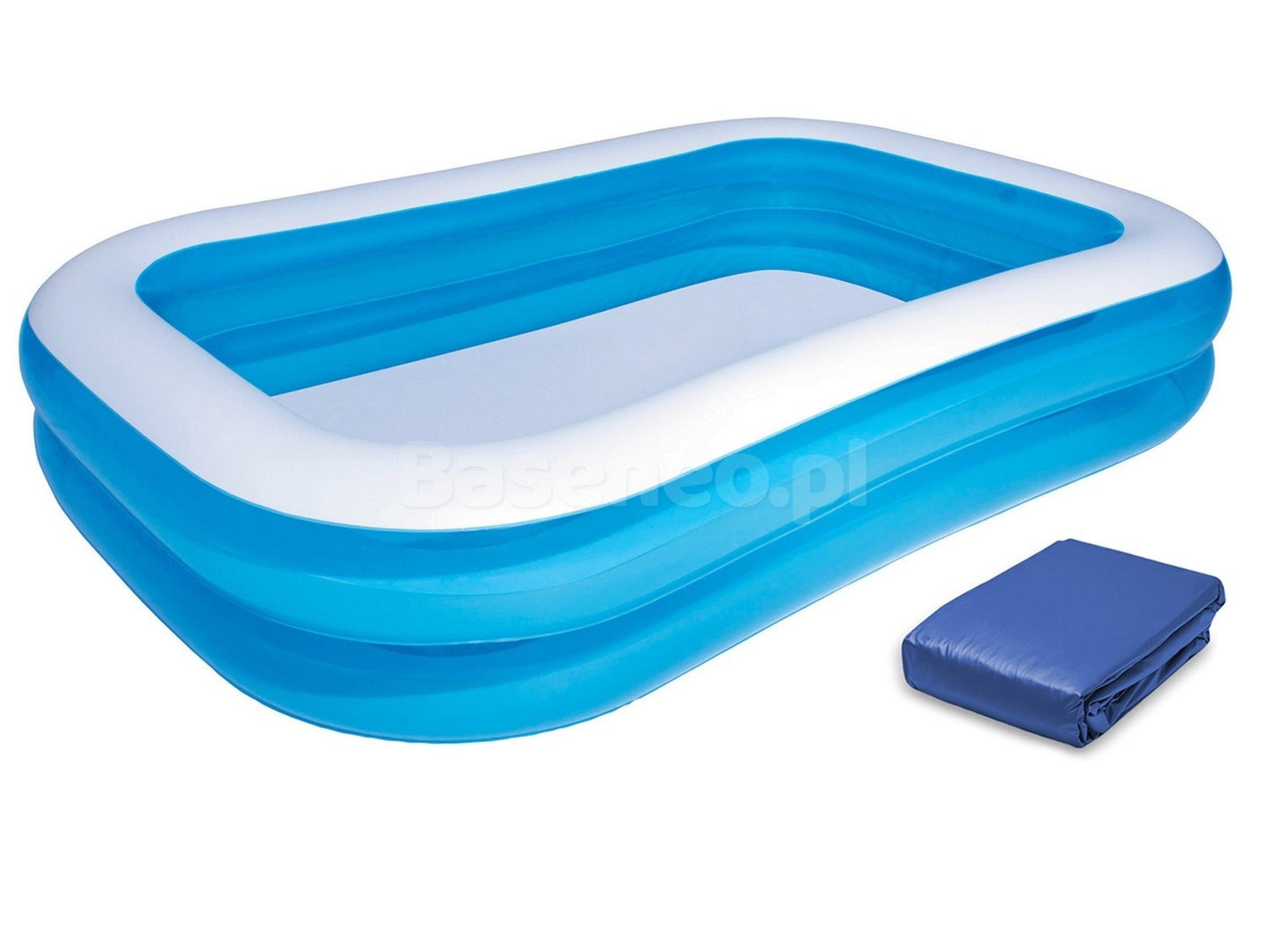 Family inflatable pool 262 x 175 x 51 cm Bestway 54006 + cover