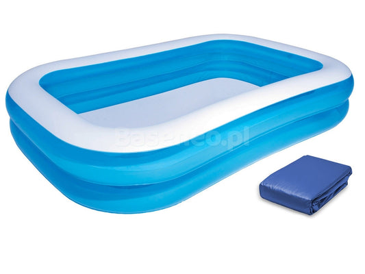 Family inflatable pool 262 x 175 x 51 cm Bestway 54006 + cover