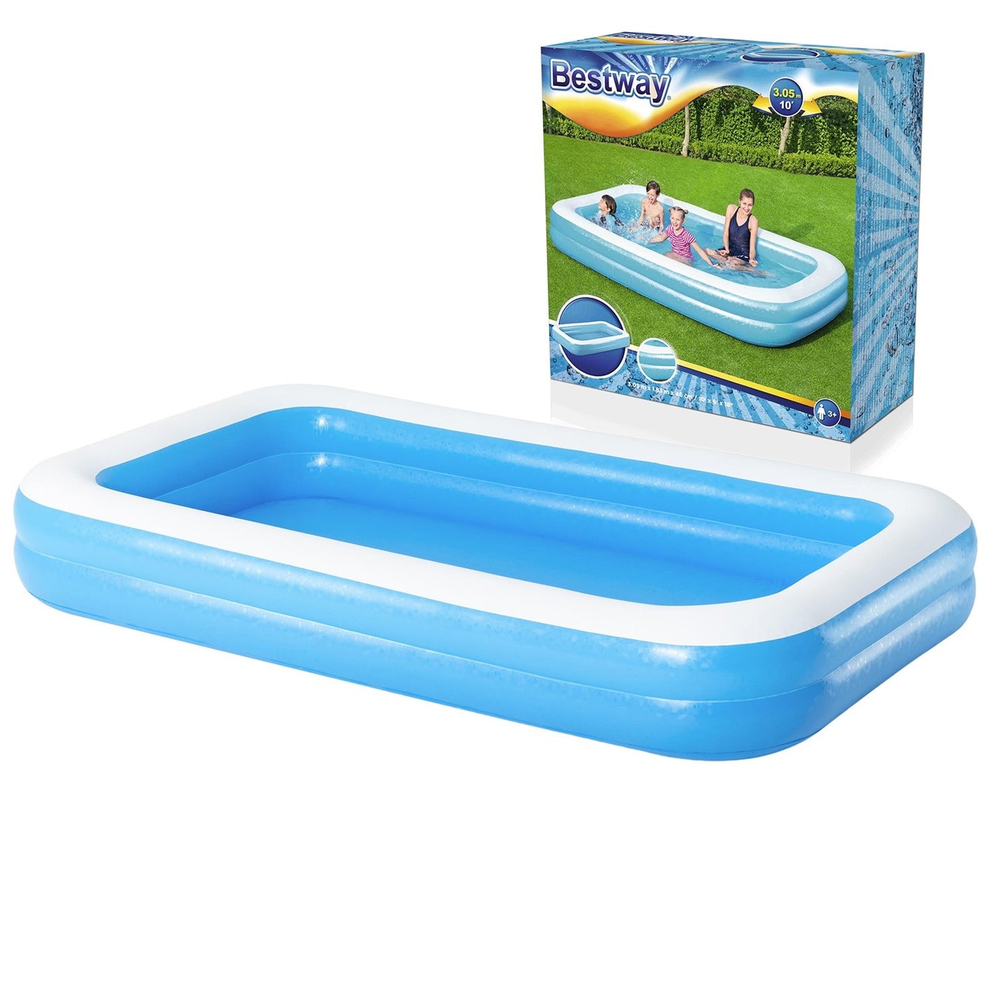 Family inflatable pool 305 x 183 x 46 cm Bestway 54150