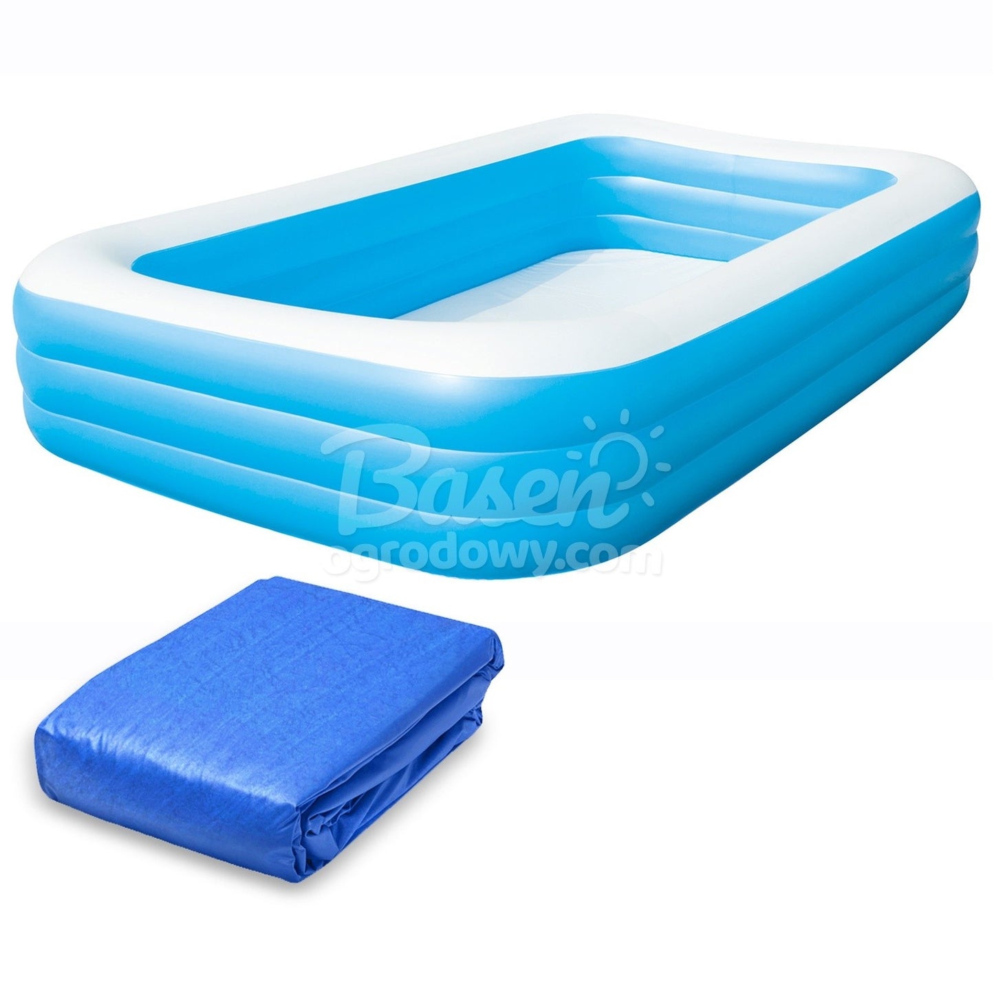 Family inflatable pool 305 x 183 x 56 cm 2in1 Bestway 54009