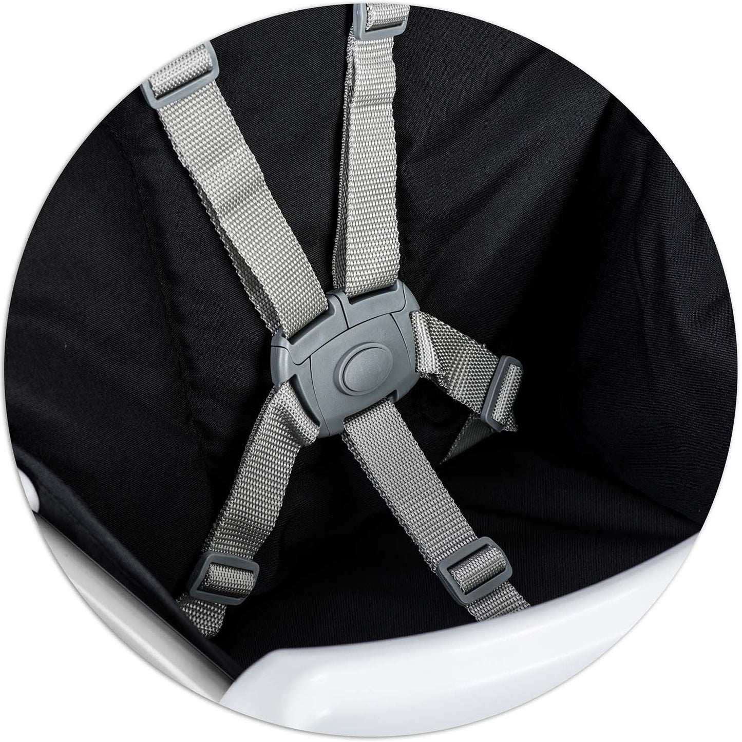Fando 7067 grey-black feeding chair