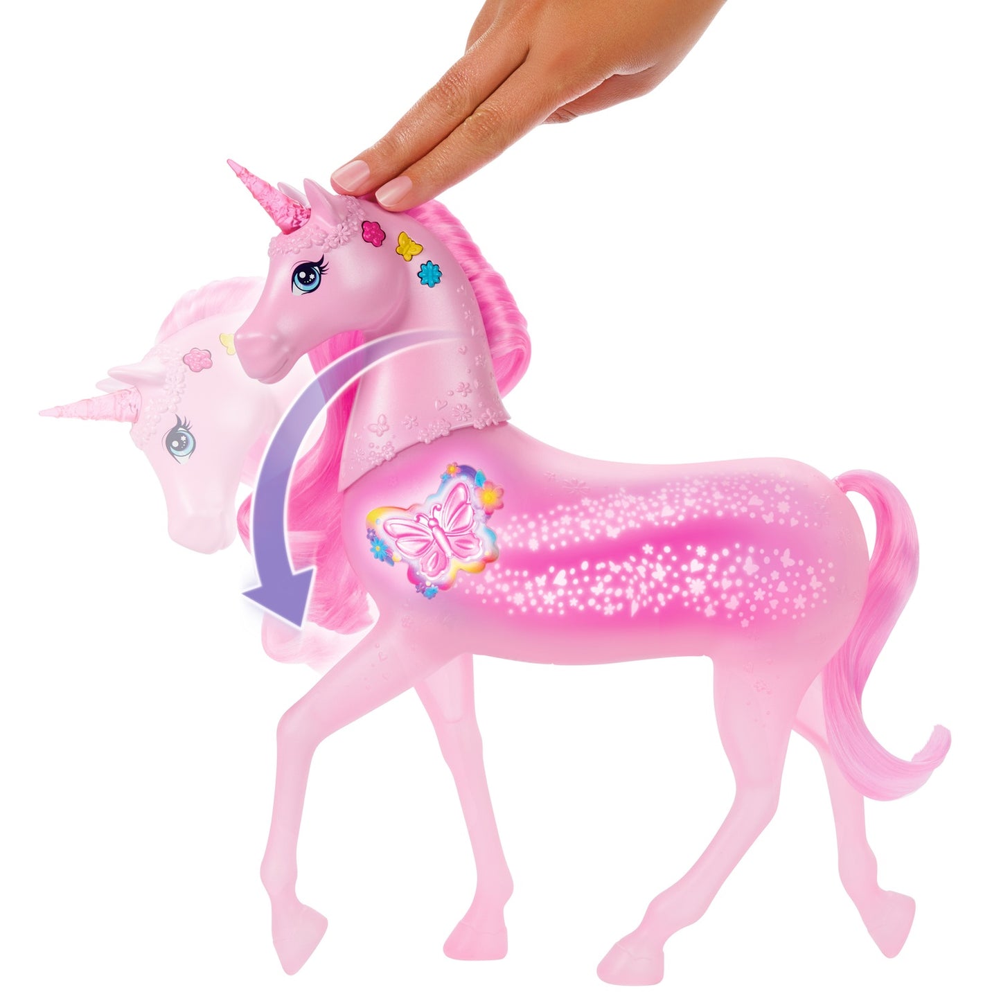 Unicorn Toy with Lights and Sounds, 20 Functions, 30cm