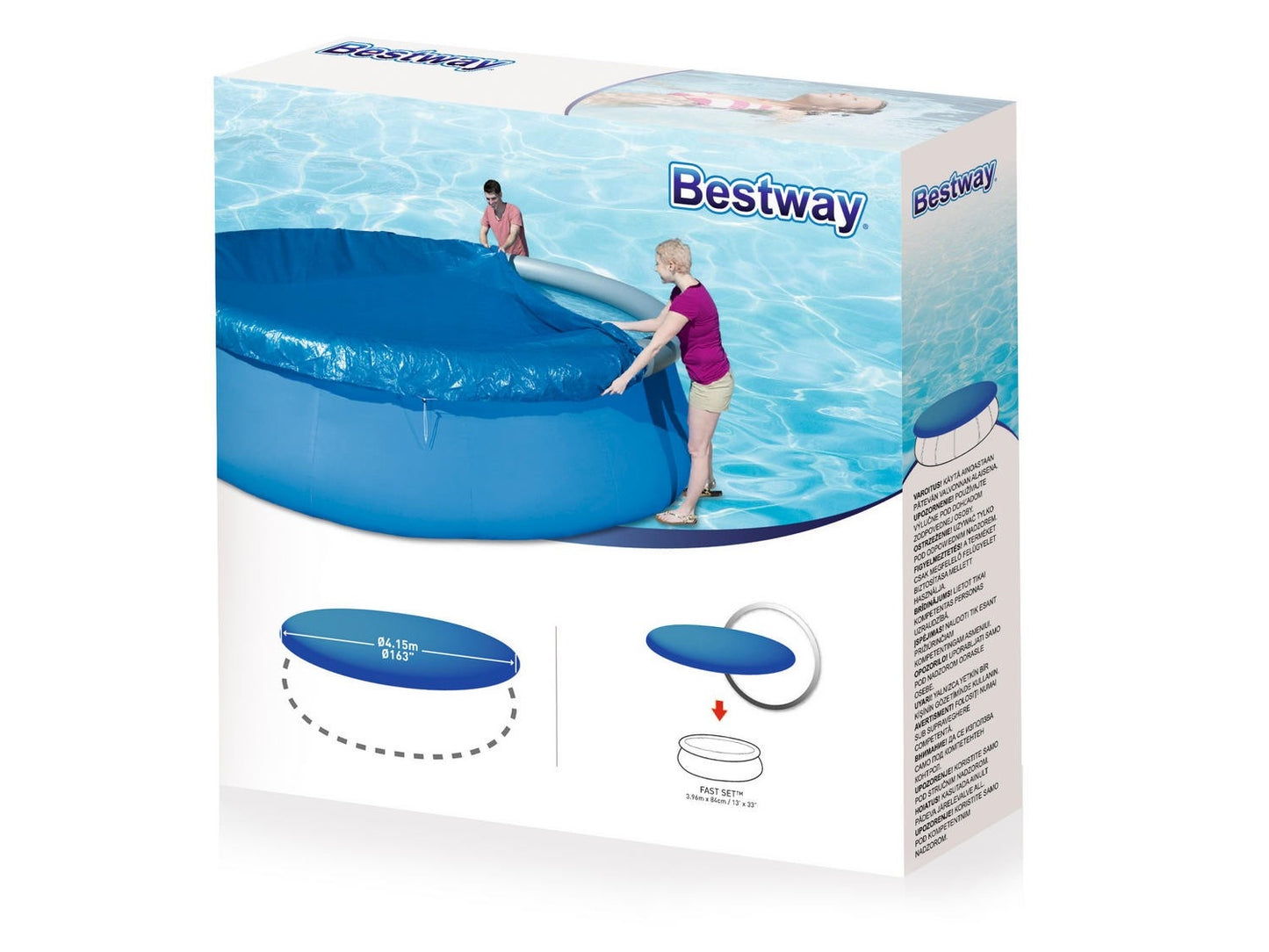 Fast Set cover for a 396 cm pool, Bestway 58415