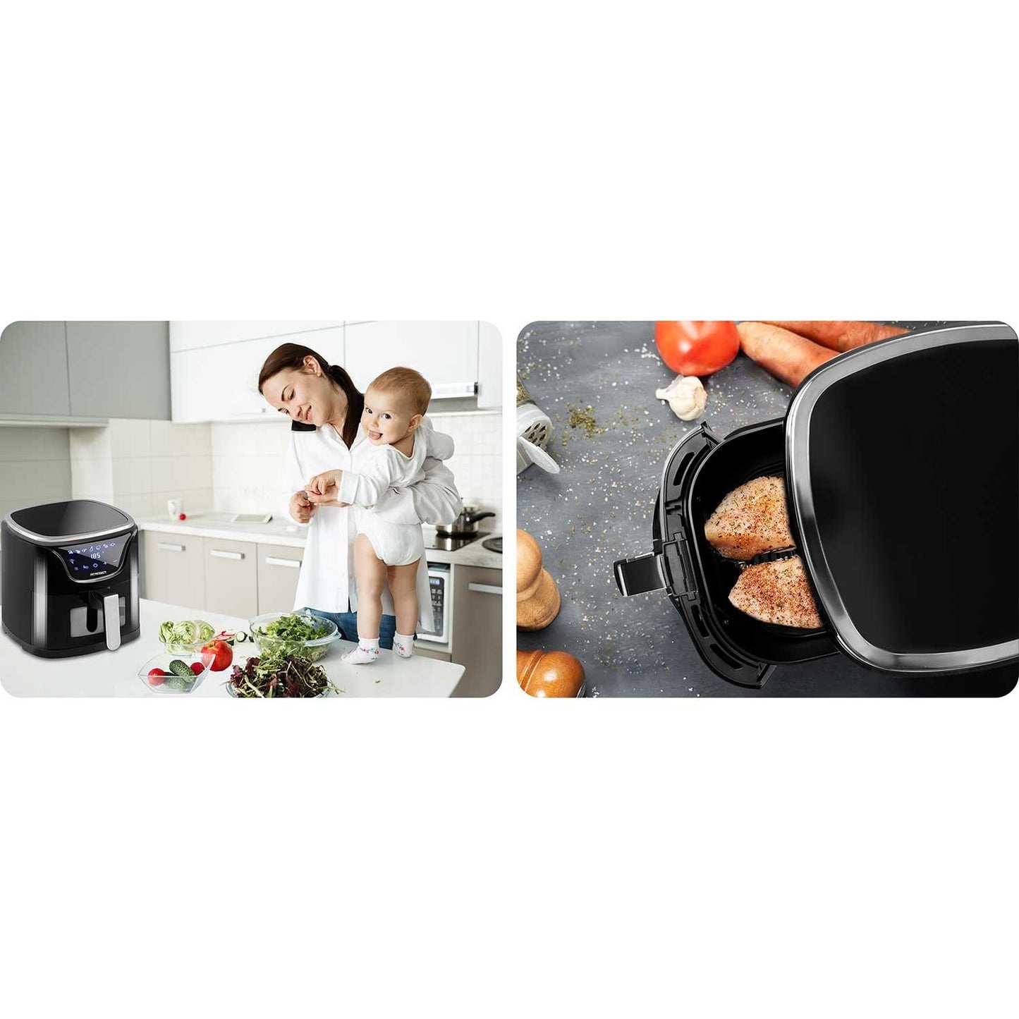 Air Fryer 5L, Touchscreen, 1500W, 7 Programs