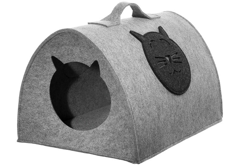 Felt cat house size S 40x30x25cm