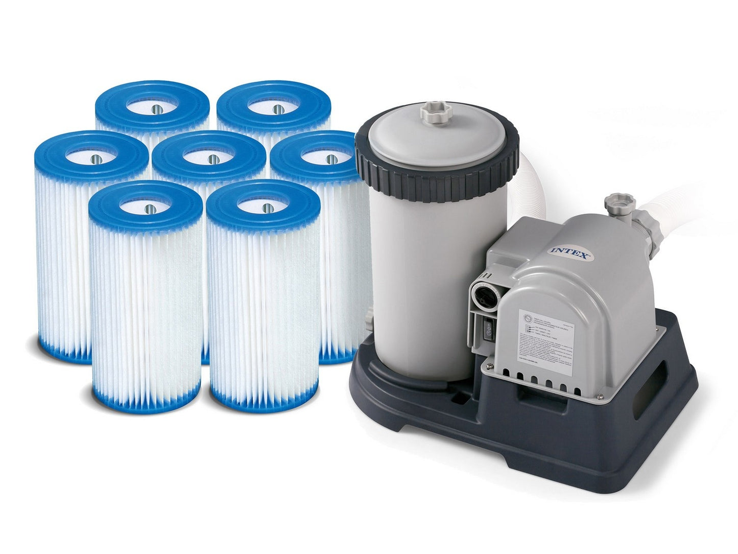 Filter pump for swimming pools 9463L/h INTEX 28634 / 29005 + 7 filters!