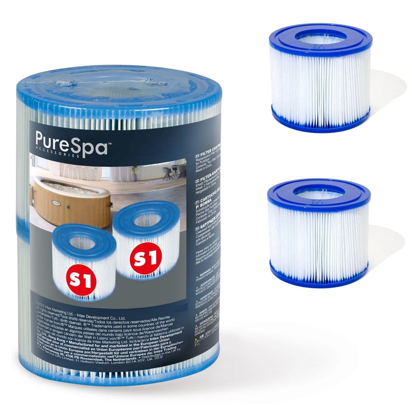 Filters S1 set of 2 Pure SPA INTEX 29001