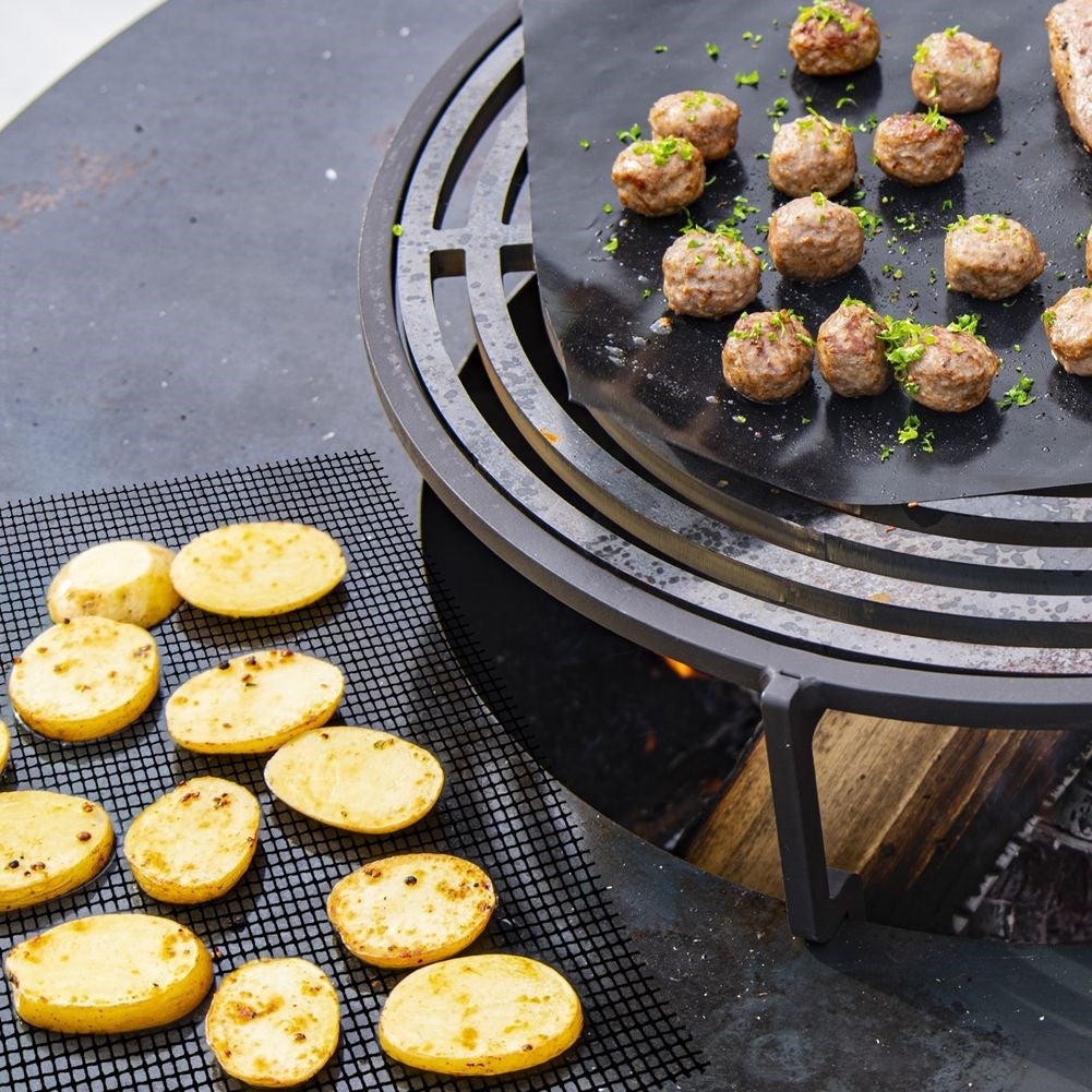 Fine Mesh Grill Mat for Meat, Vegetables & Baking