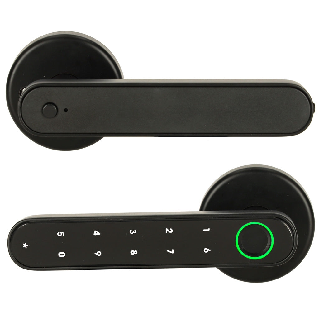 Fingerprint code bluetooth combination door handle