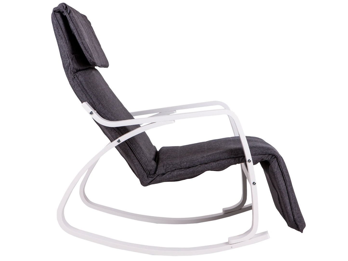Finnish rocking armchair with a footrest