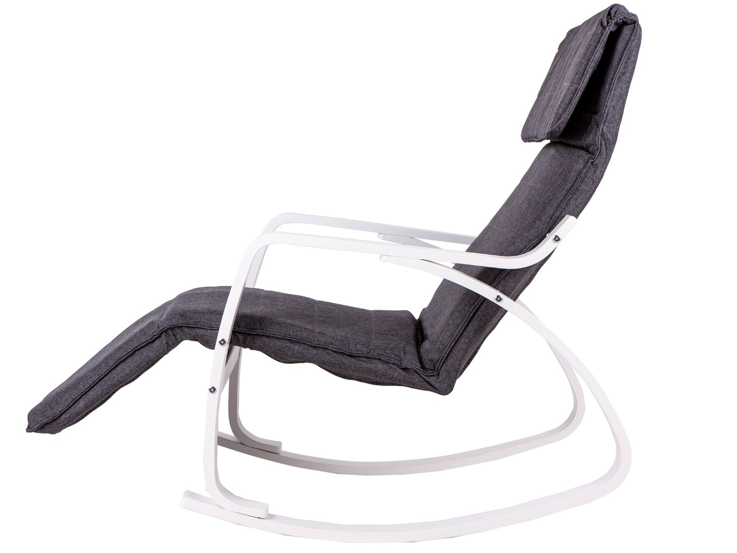 Finnish rocking armchair with a footrest