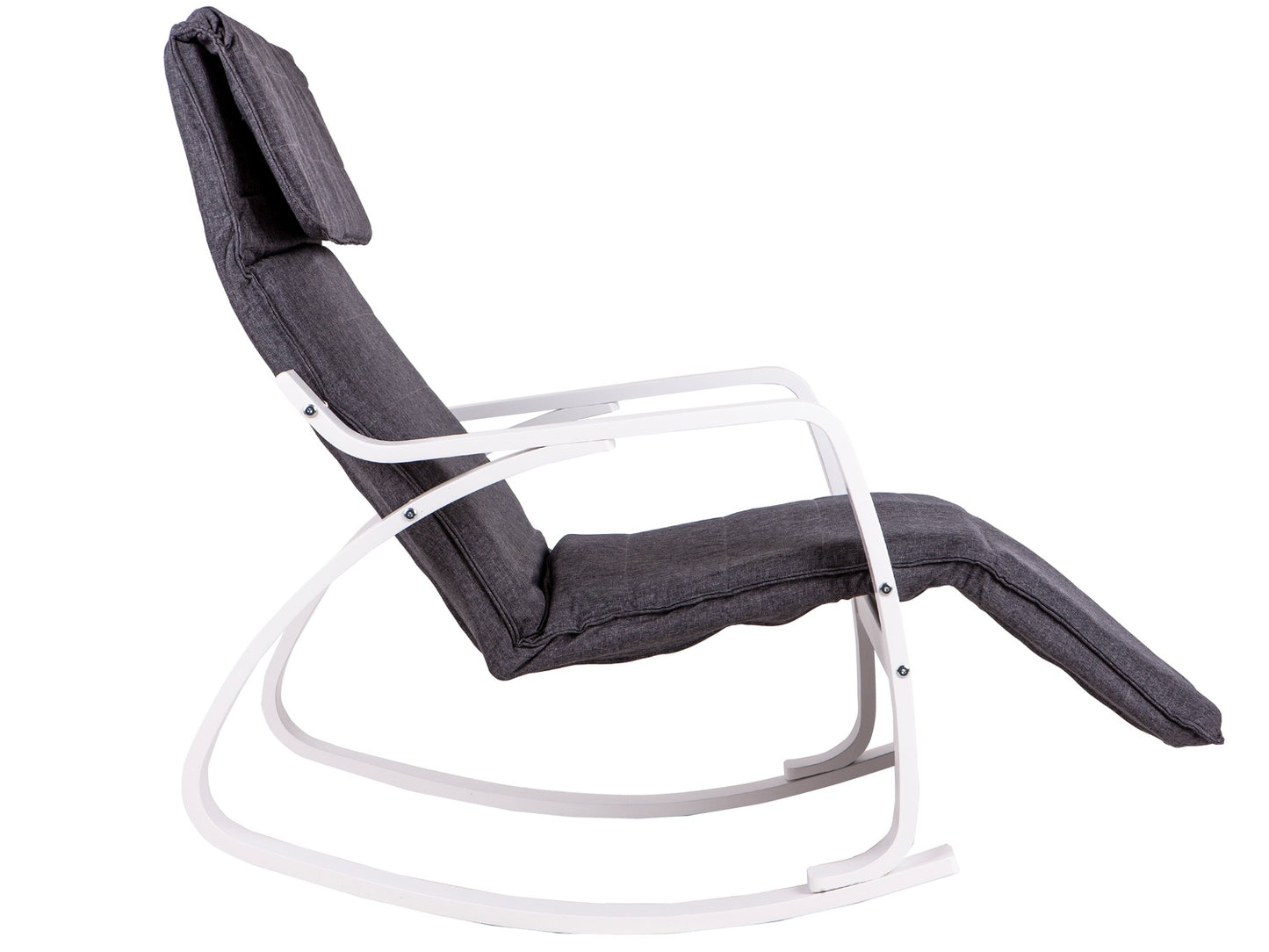 Finnish rocking armchair with a footrest