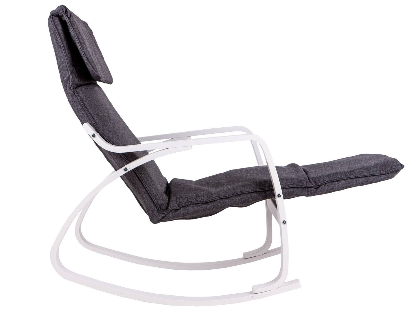 Finnish rocking armchair with a footrest