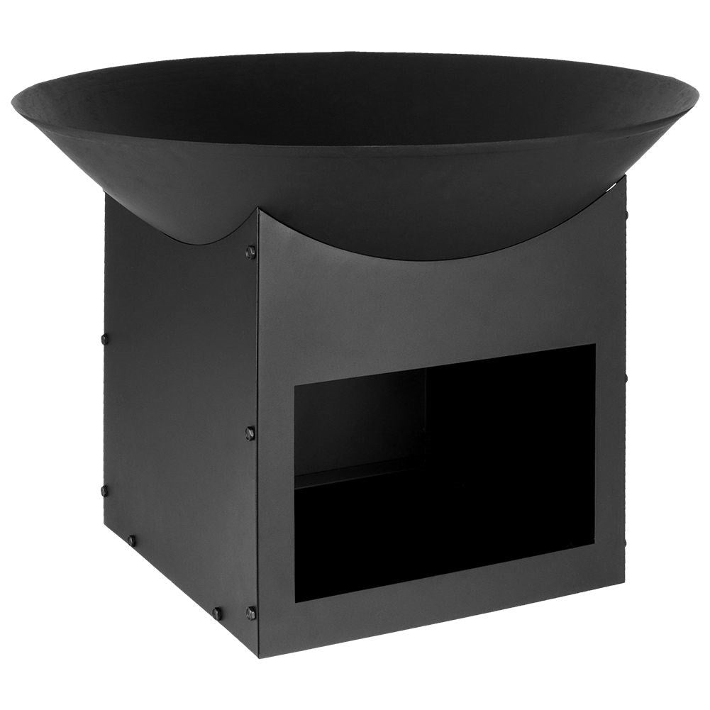 Fireplace for Garden with Wood Storage