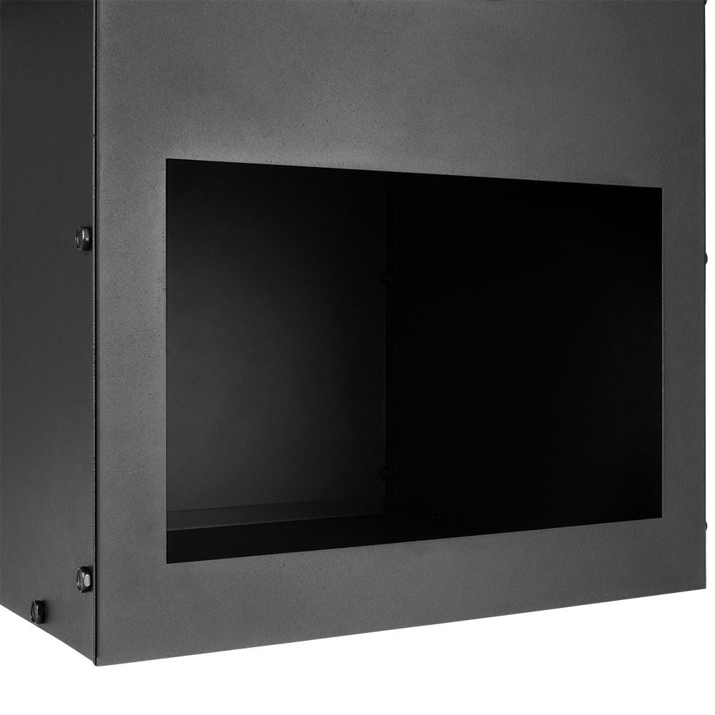 Fireplace for Garden with Wood Storage