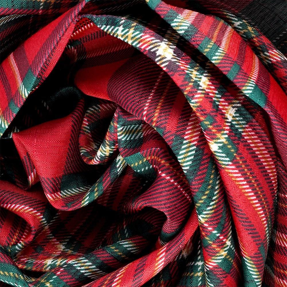 Fireproof blanket with red and green checkered pattern 130x180 cm