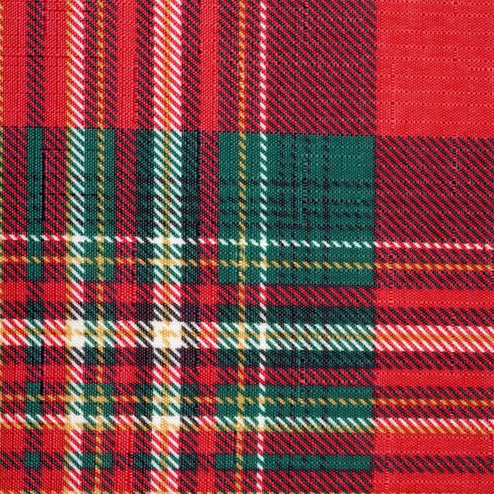 Fireproof blanket with red and green checkered pattern 130x180 cm