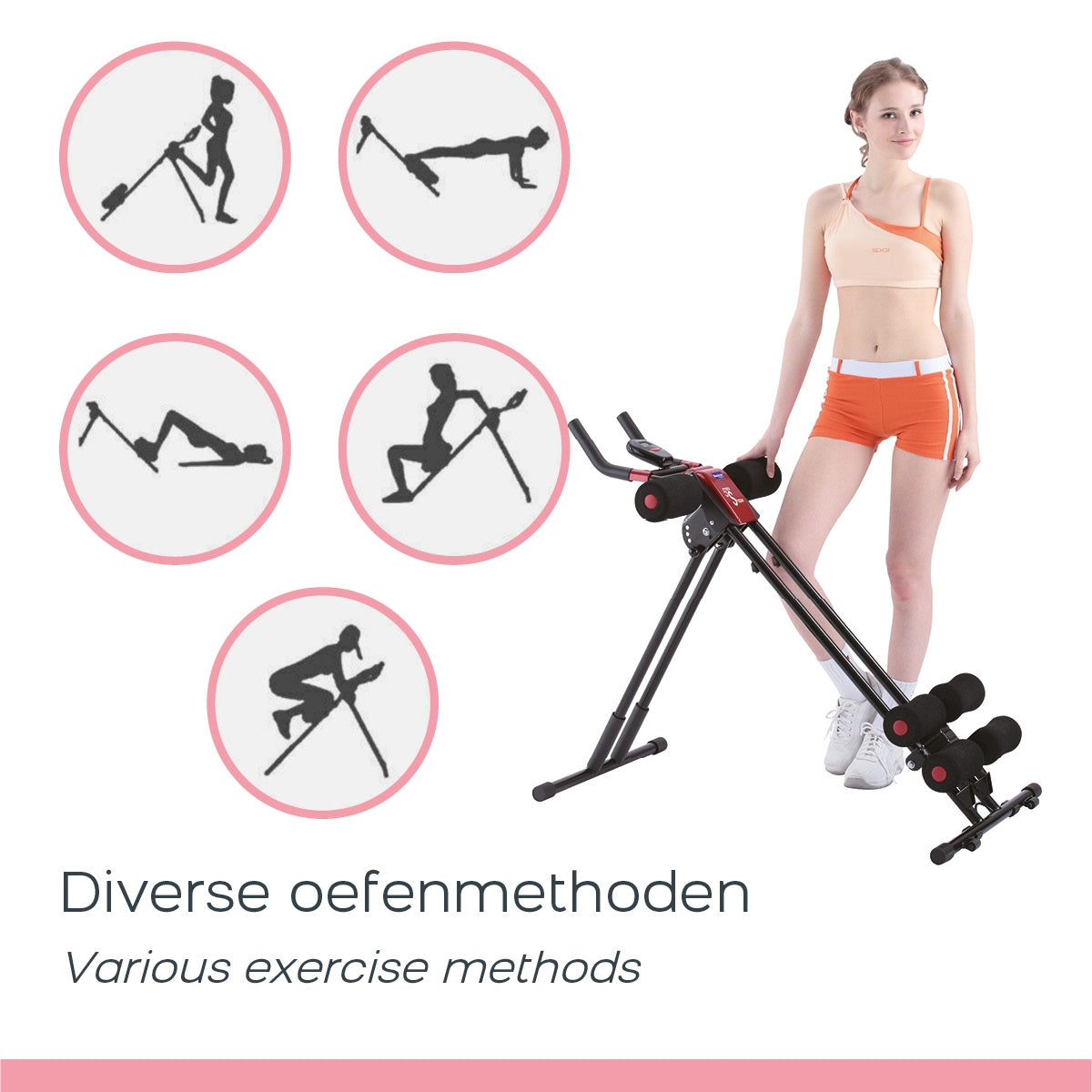 Fitness Device with Resistance Bands for Home Workouts