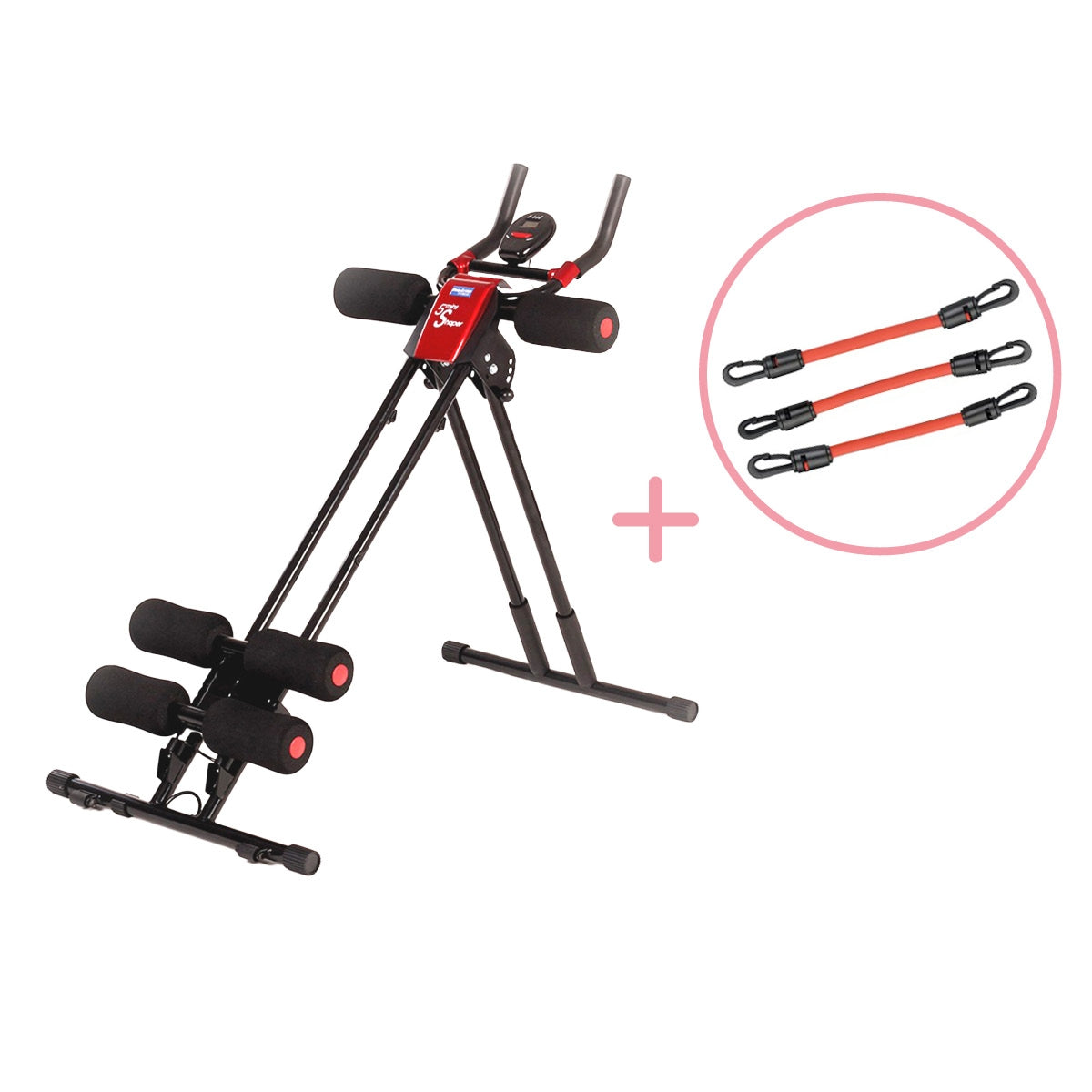 Fitness Device with Resistance Bands for Home Workouts