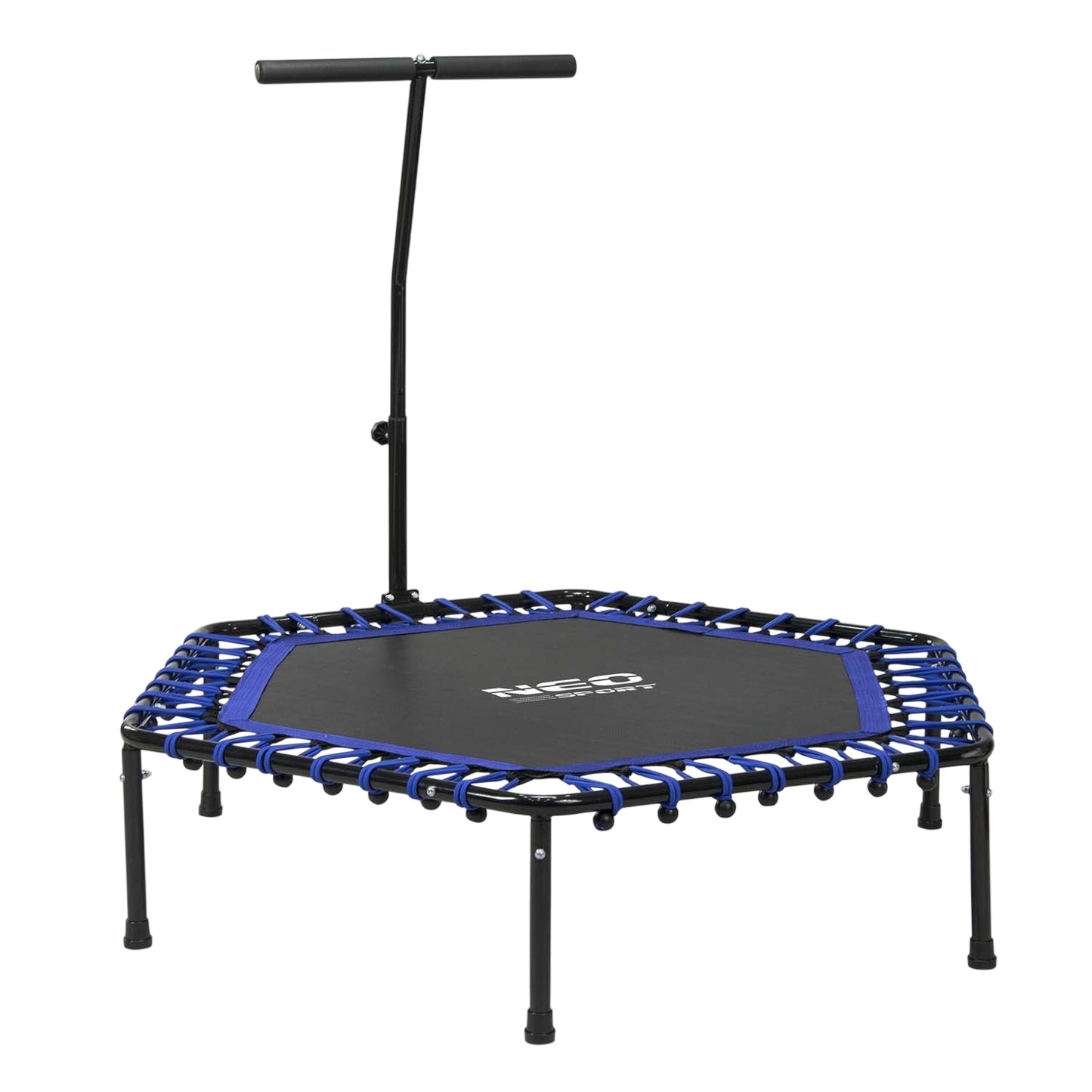 Fitness Trampoline with Handle 127 cm Neo-Sport - Hexagonal Blue