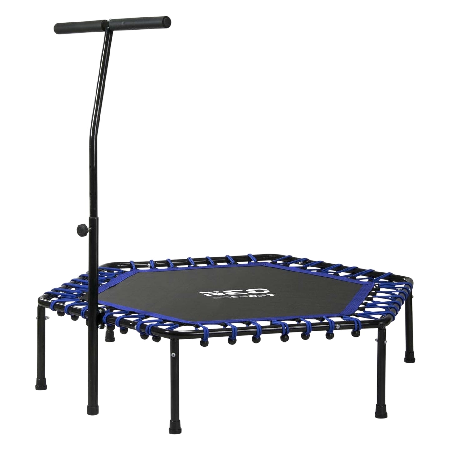 Fitness Trampoline with Handle 127 cm Neo-Sport - Hexagonal Blue