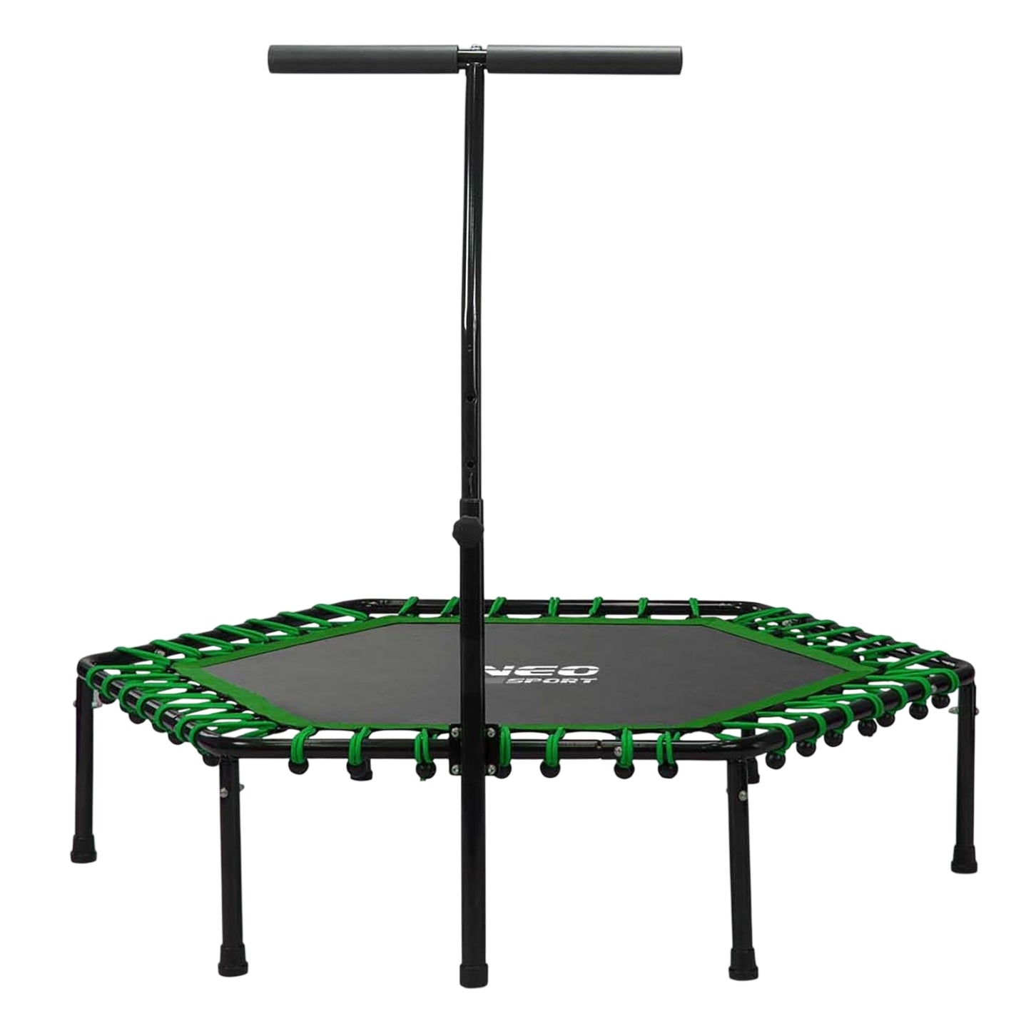 Fitness Trampoline with Handle 127 cm Neo-Sport - Hexagonal Green