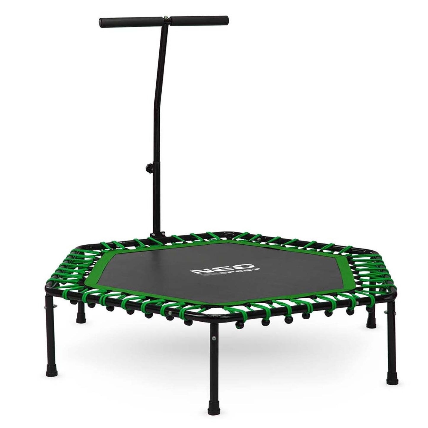 Fitness Trampoline with Handle 127 cm Neo-Sport - Hexagonal Green