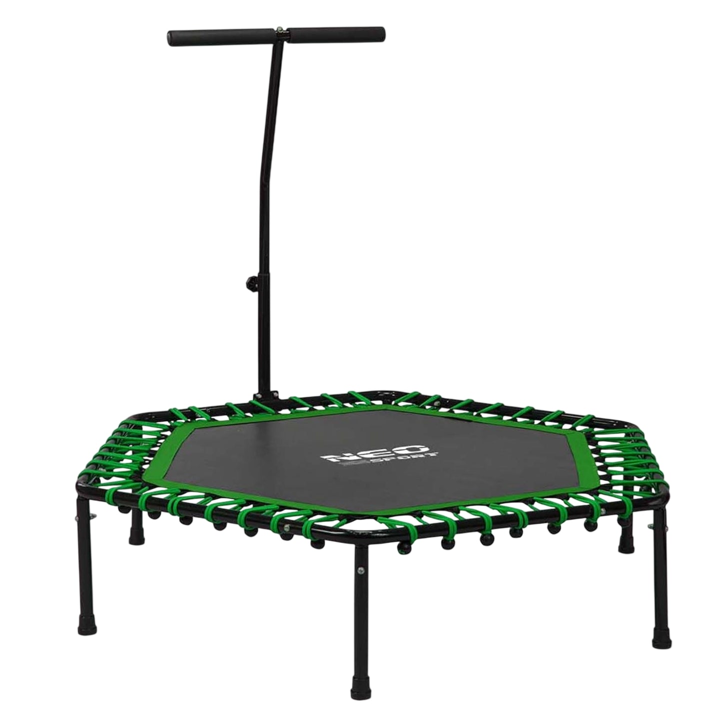 Fitness Trampoline with Handle 127 cm Neo-Sport - Hexagonal Green