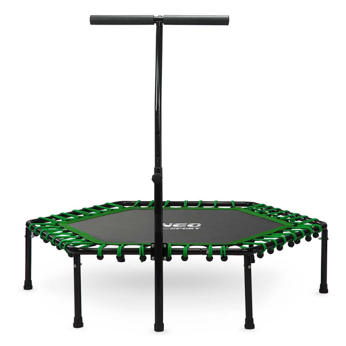 Fitness Trampoline with Handle 127 cm Neo-Sport - Hexagonal Green
