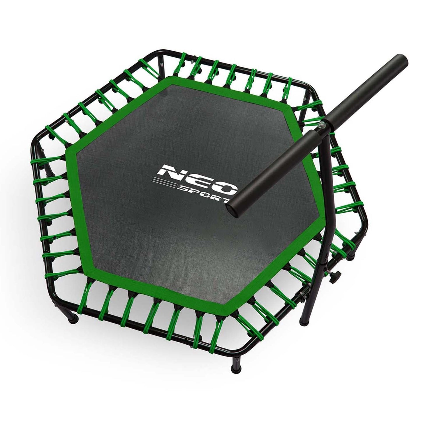 Fitness Trampoline with Handle 127 cm Neo-Sport - Hexagonal Green