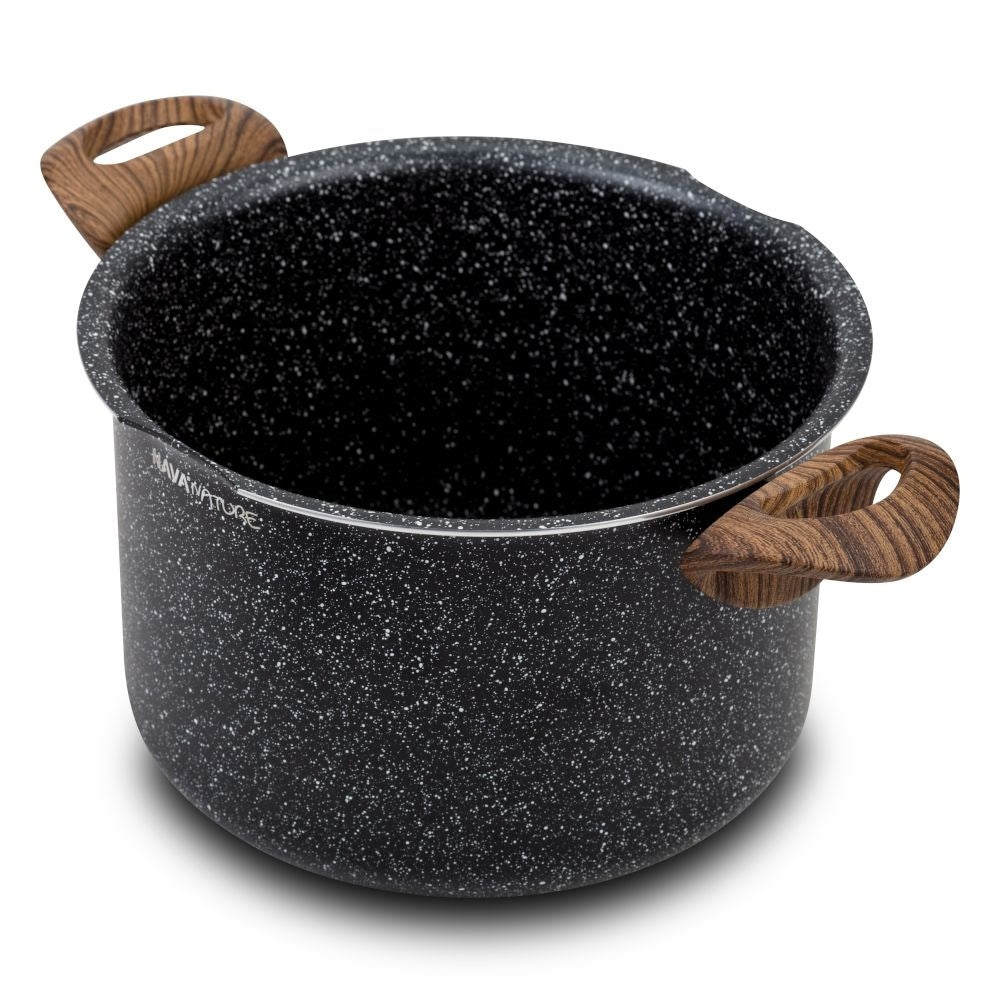 Five-layer non-stick pot for all stoves, dishwasher safe