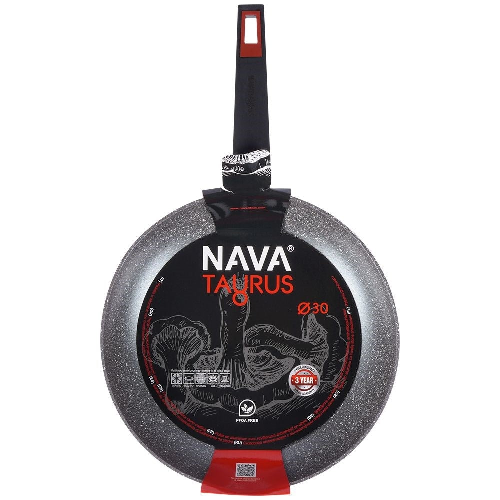 Five-layer wok with non-stick granite coating