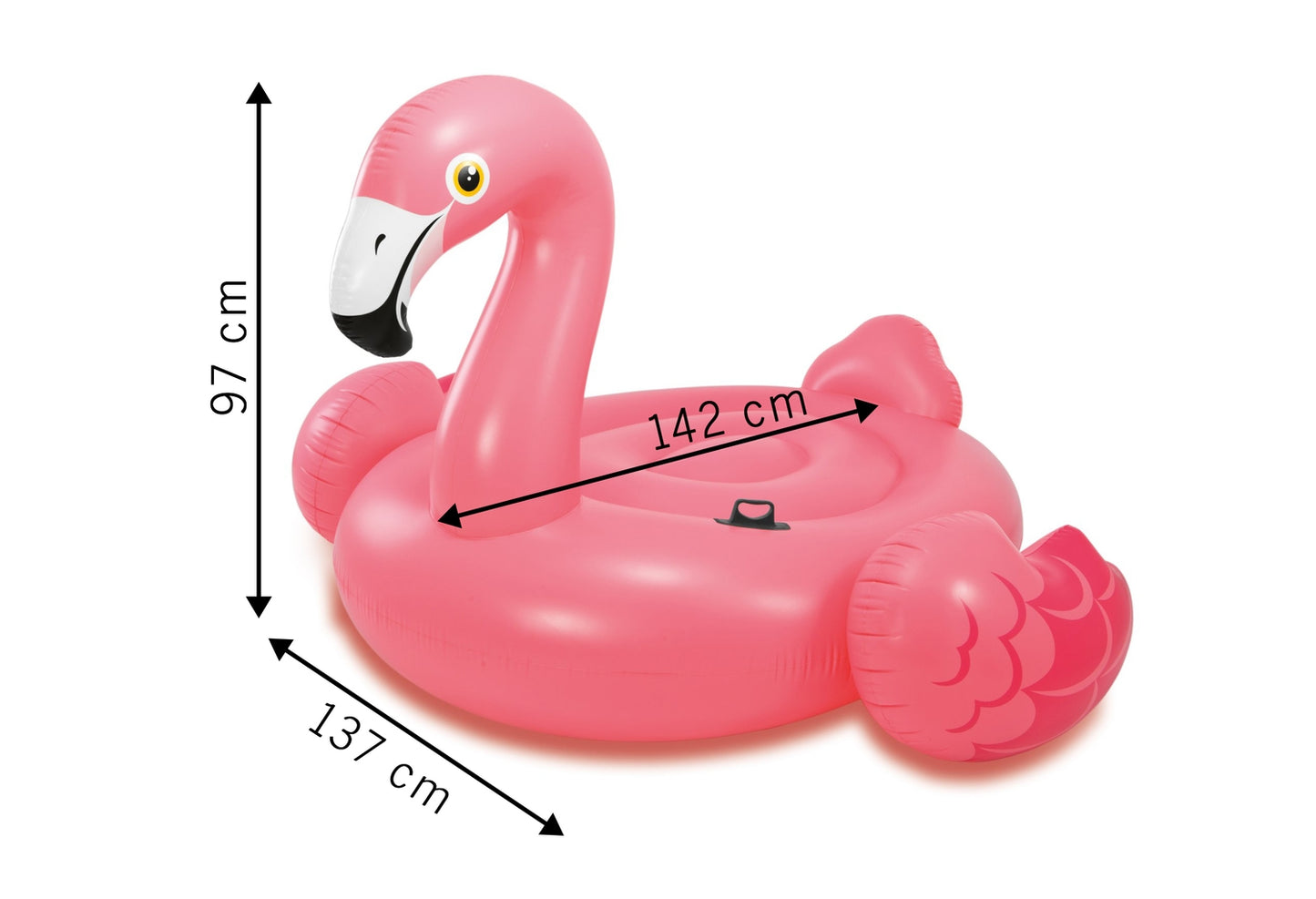 Flamingo inflatable lounger for swimming Intex 57558
