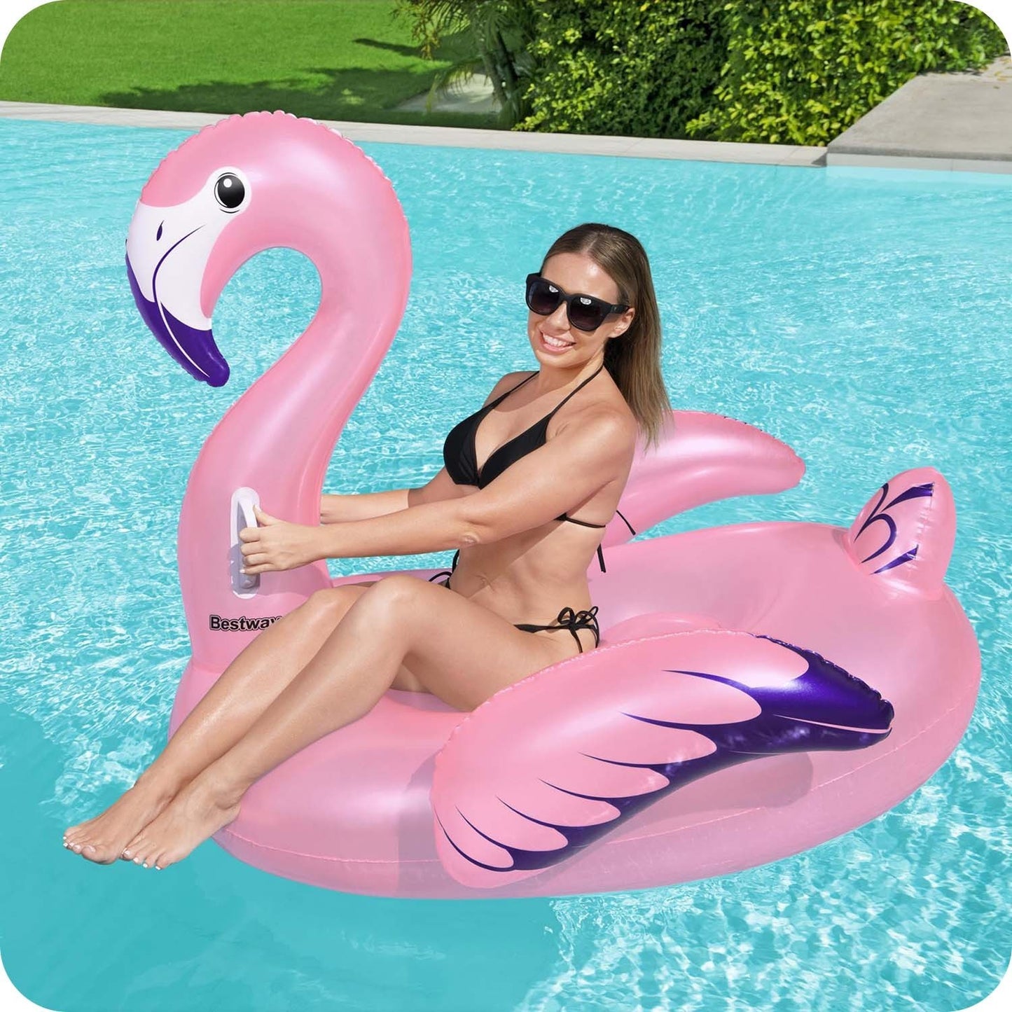 Flamingo inflatable mattress 153 x 143 cm Bestway 41475