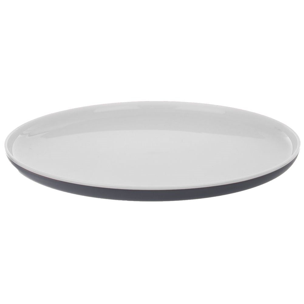 Flat dinner plate, 25 cm, durable lightweight material