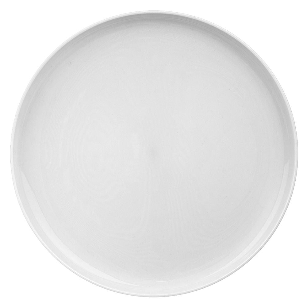 Flat dinner plate, 25 cm, durable lightweight material