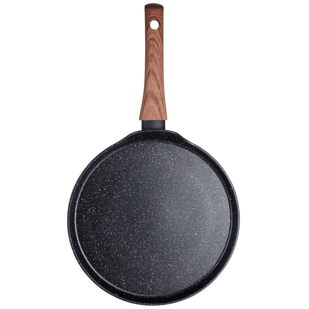 Flat frying pan 26 cm with granite coating for all stoves