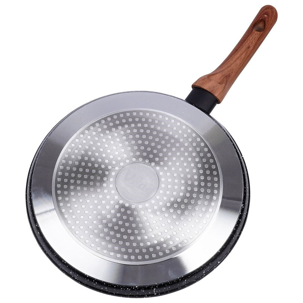 Flat frying pan 26 cm with granite coating for all stoves