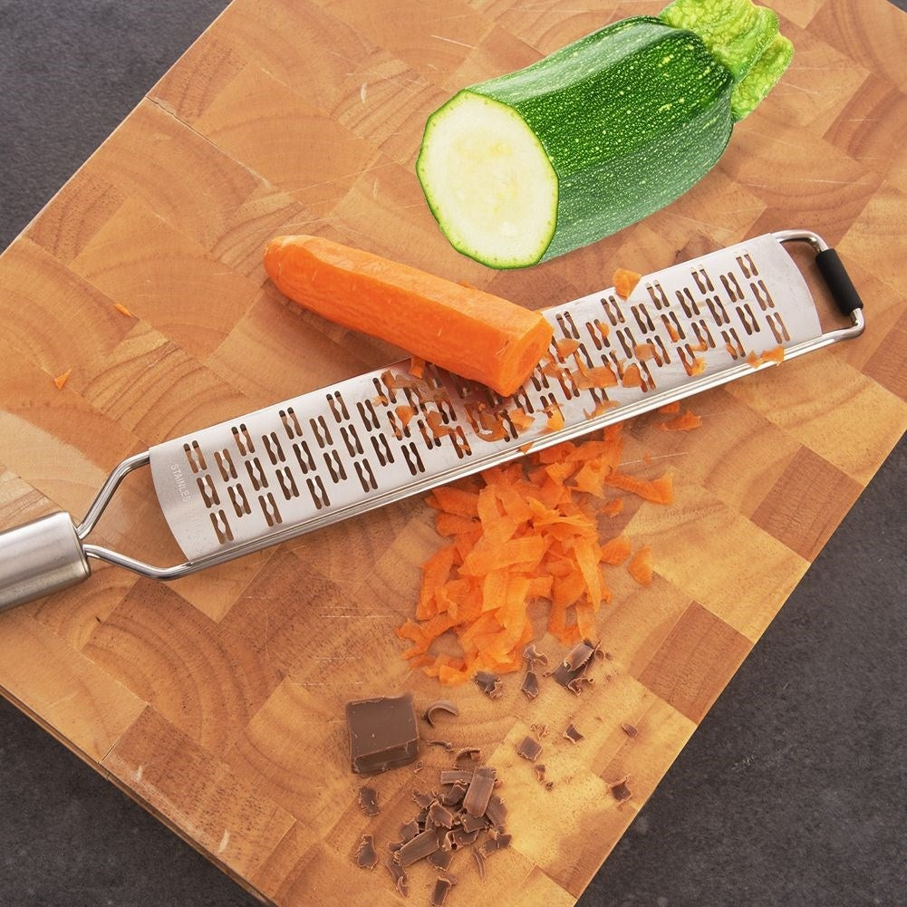 Flat grater 38 cm - Stainless steel, dishwasher safe
