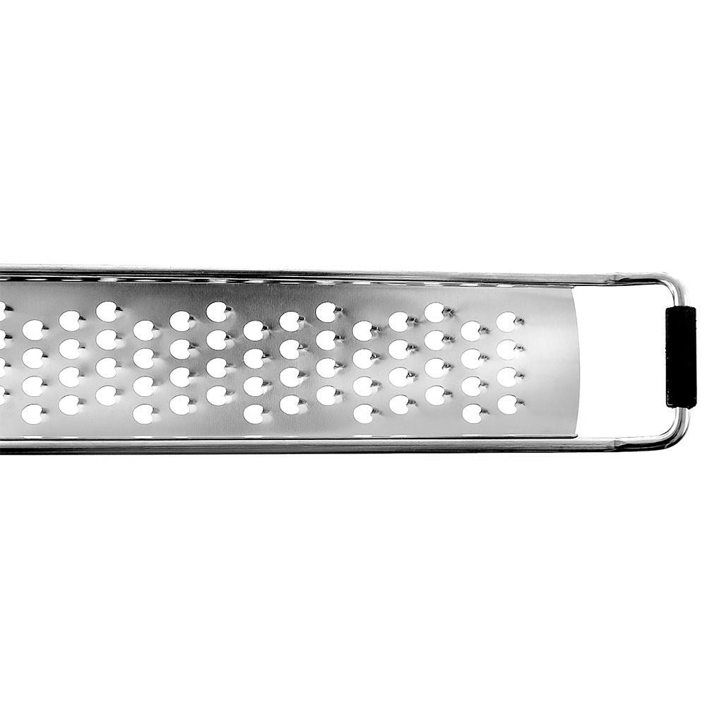 Flat grater 38 cm - Stainless steel for root vegetables & cheese