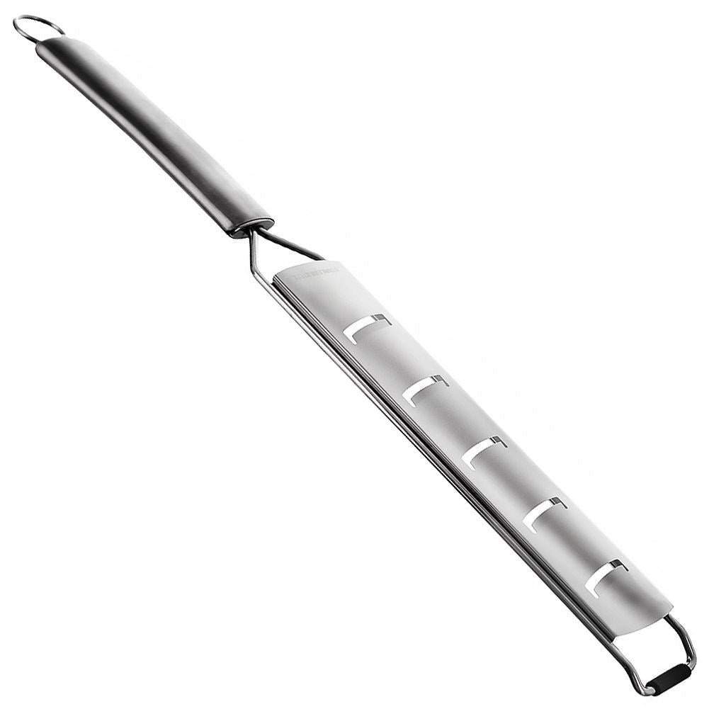 Flat kitchen grater 38 cm stainless steel for hard cheese and vegetables