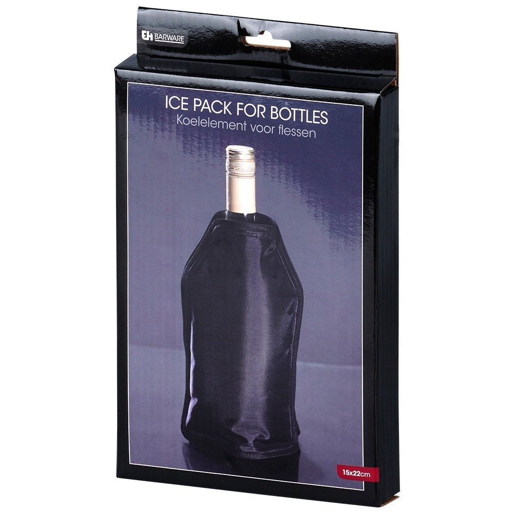 Flexible cooling protection for wine and champagne bottles