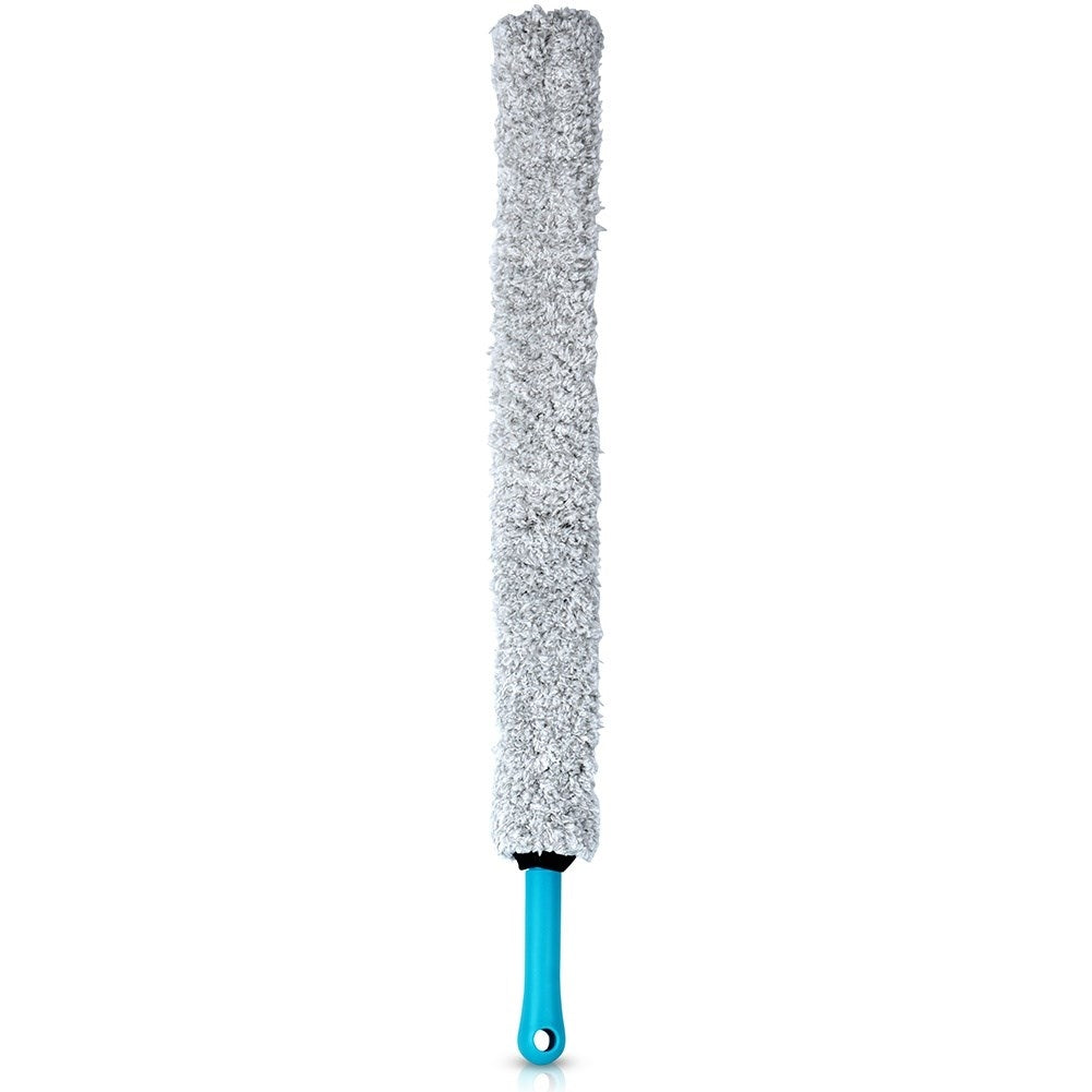 Flexible element brush with antistatic bristles for easy cleaning
