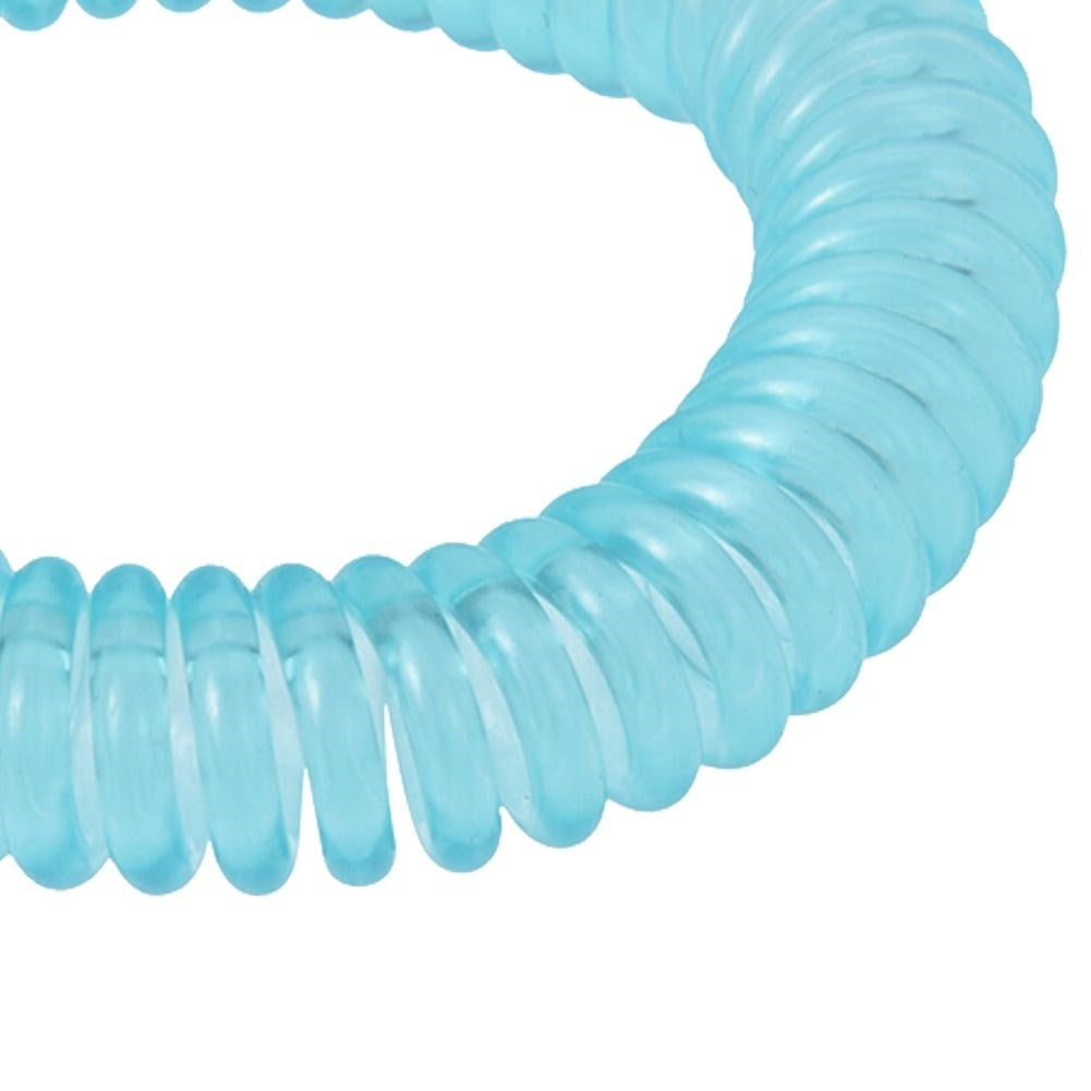 Flexible mosquito bracelet with citronella and pleasant lemon scent
